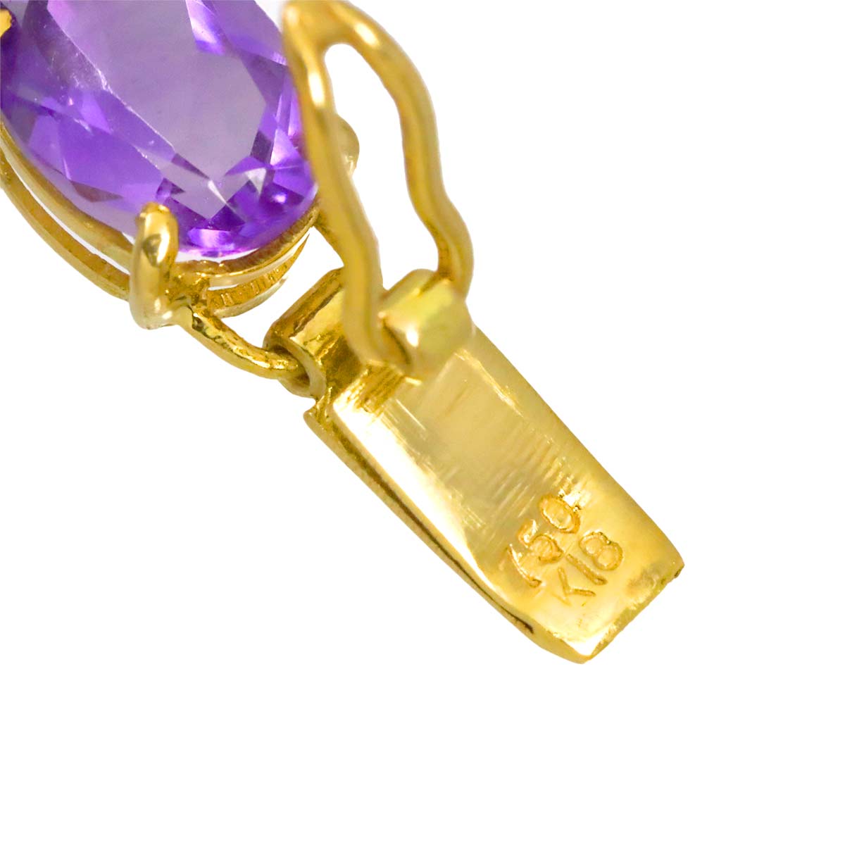 Multi-Stone Bracelet 18K K18 YG Yellow Gold 750
