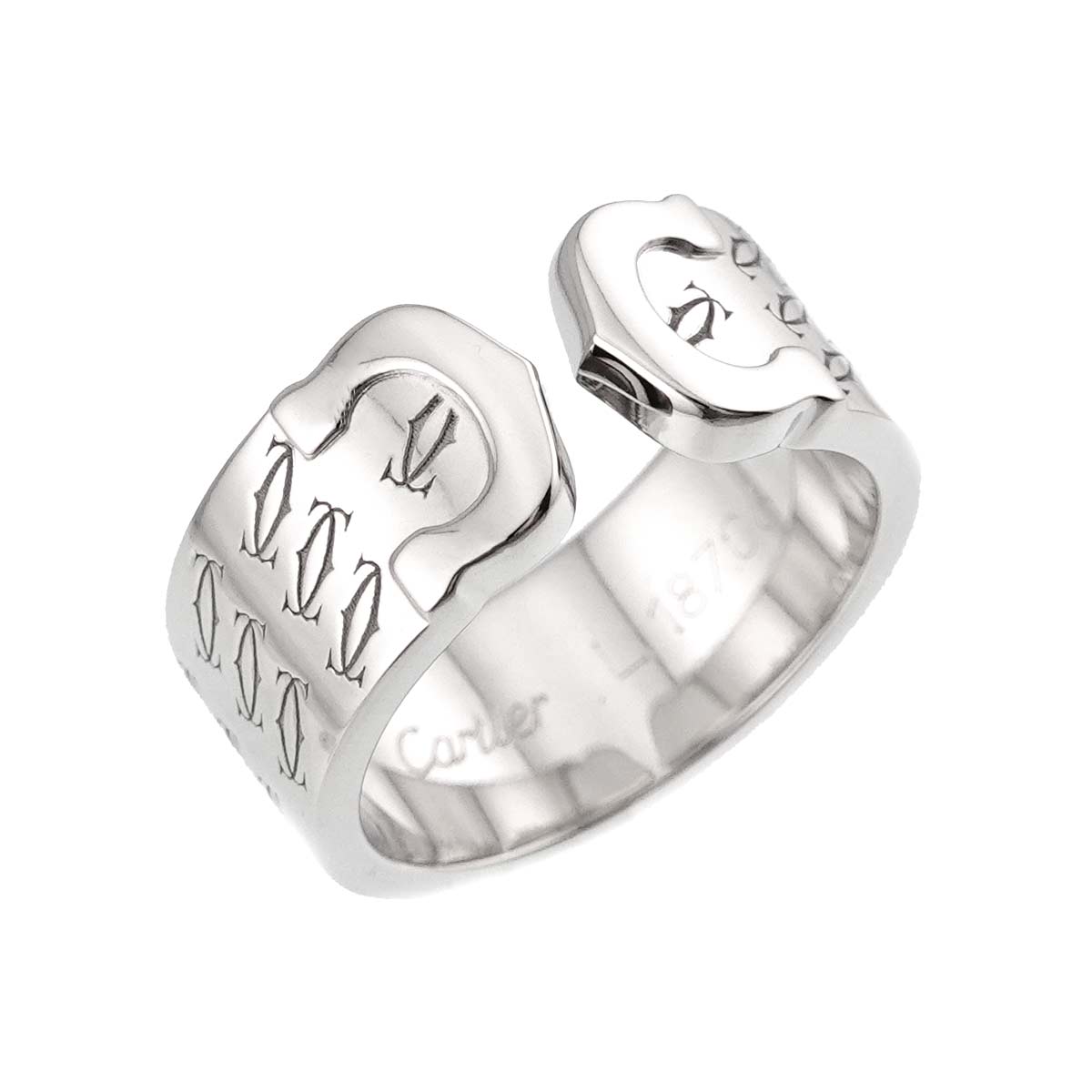 C2 Ring 18K White Gold 750 size50 5.25-5.5(US)