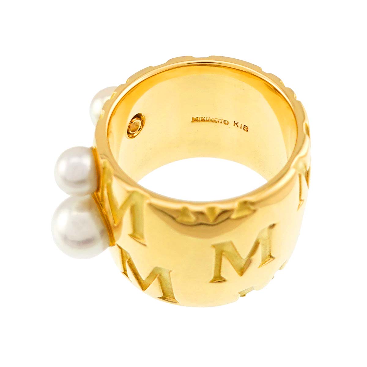 Akoya Pearl 6.0-4.5mm Ring 18K YG 750 5.25(US)