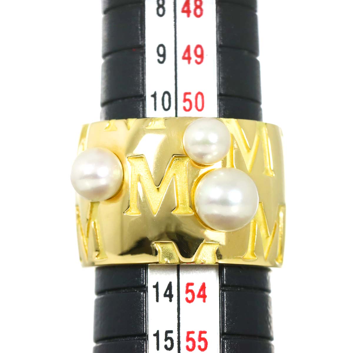 Akoya Pearl 6.0-4.5mm Ring 18K YG 750 5.25(US)
