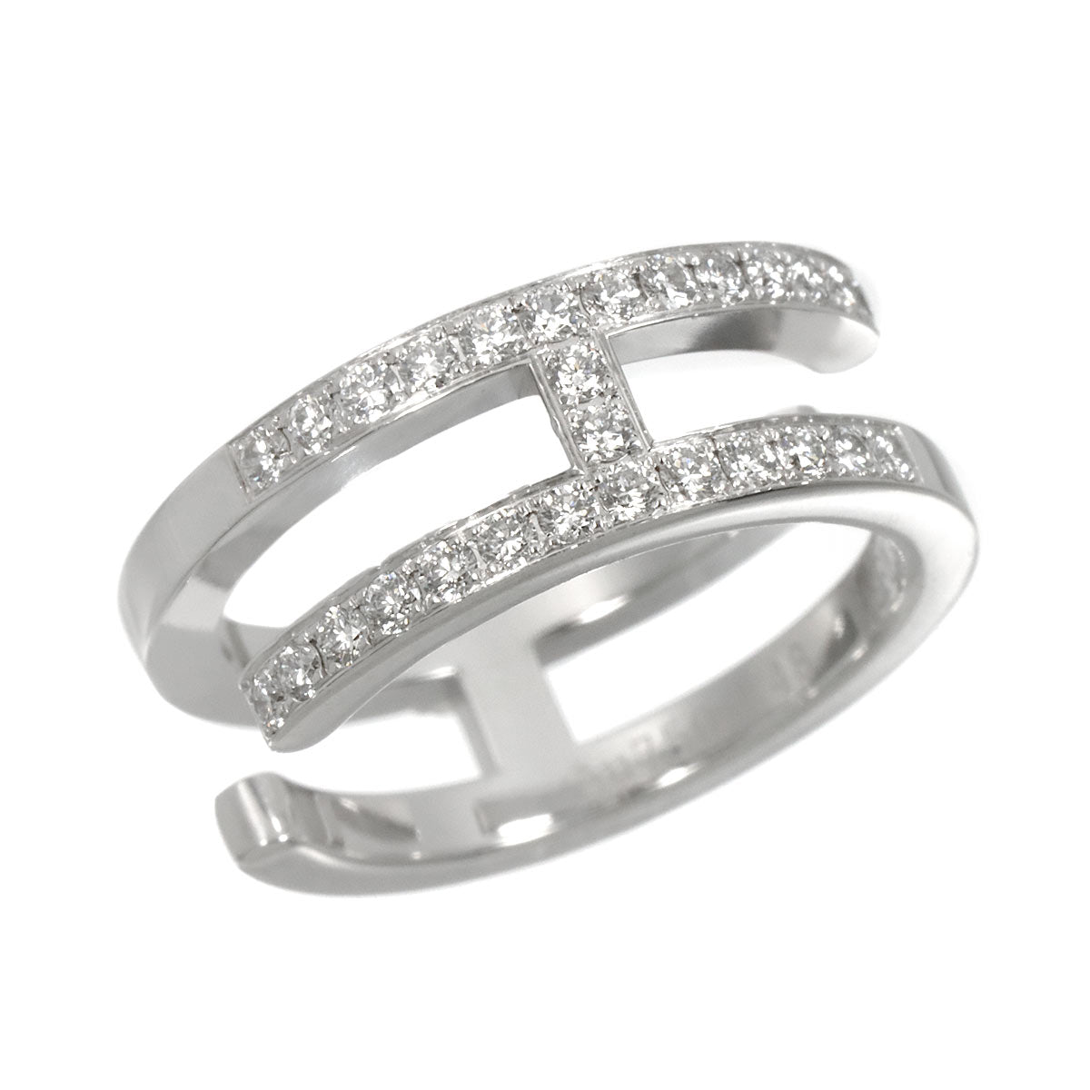 Alianne Diamond Ring 18K White Gold 750 Size48 4-4.5(US)