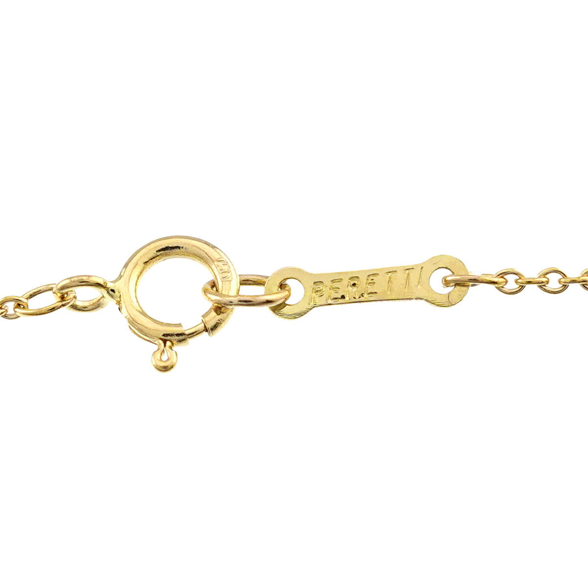 Bean Necklace 18K Yellow Gold 750