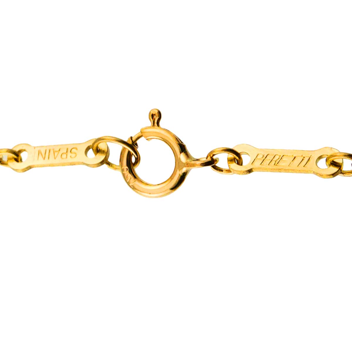 Open Teardrop Necklace 18K Yellow Gold 750