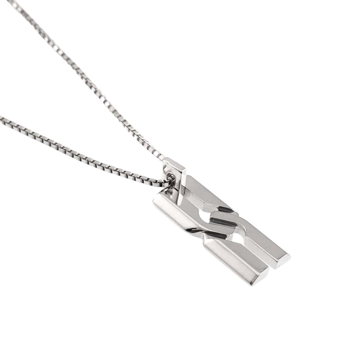 Infinity Necklace 18K White Gold 750