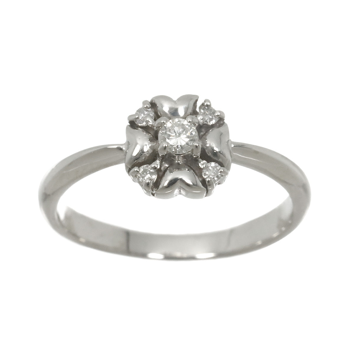 Diamond Ring Pt Platinum size5.5-5.75(US)