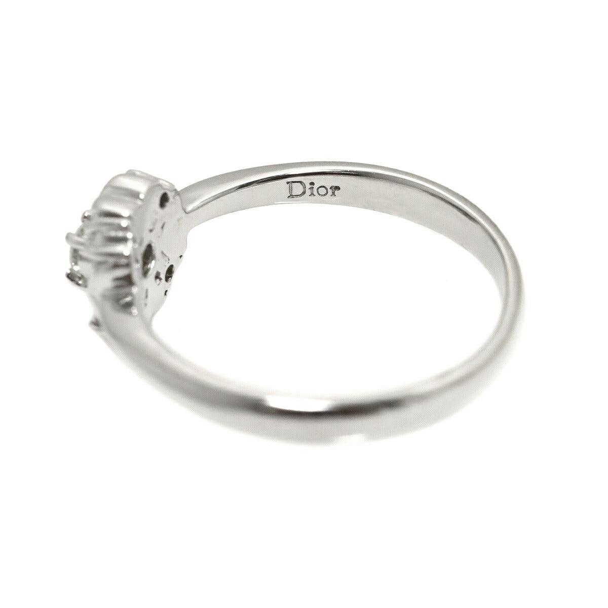 Diamond Ring Pt Platinum size5.5-5.75(US)