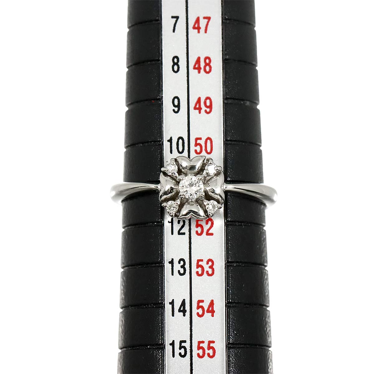 Diamond Ring Pt Platinum size5.5-5.75(US)