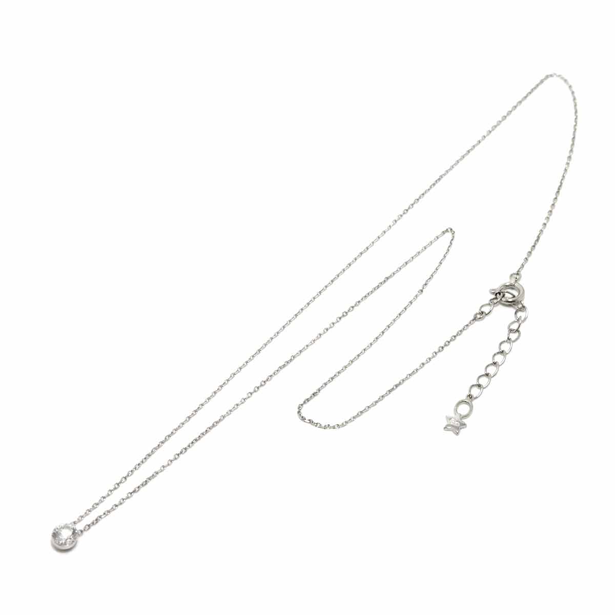 Diamond 0.24ct Necklace Pt Platinum