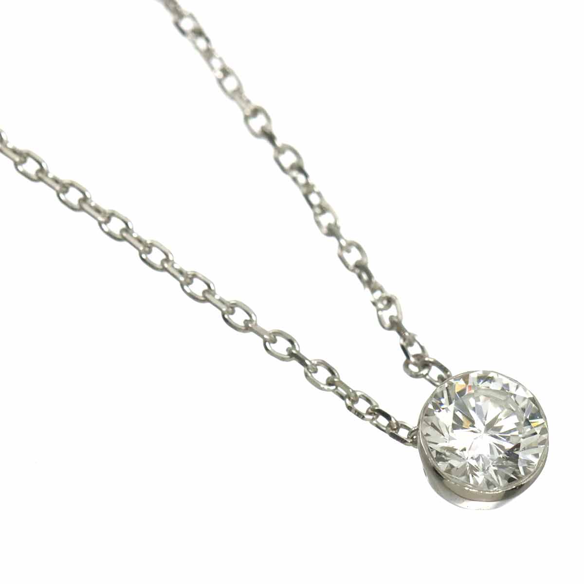 Diamond 0.24ct Necklace Pt Platinum