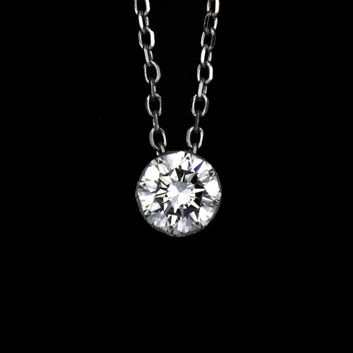 Diamond 0.24ct Necklace Pt Platinum