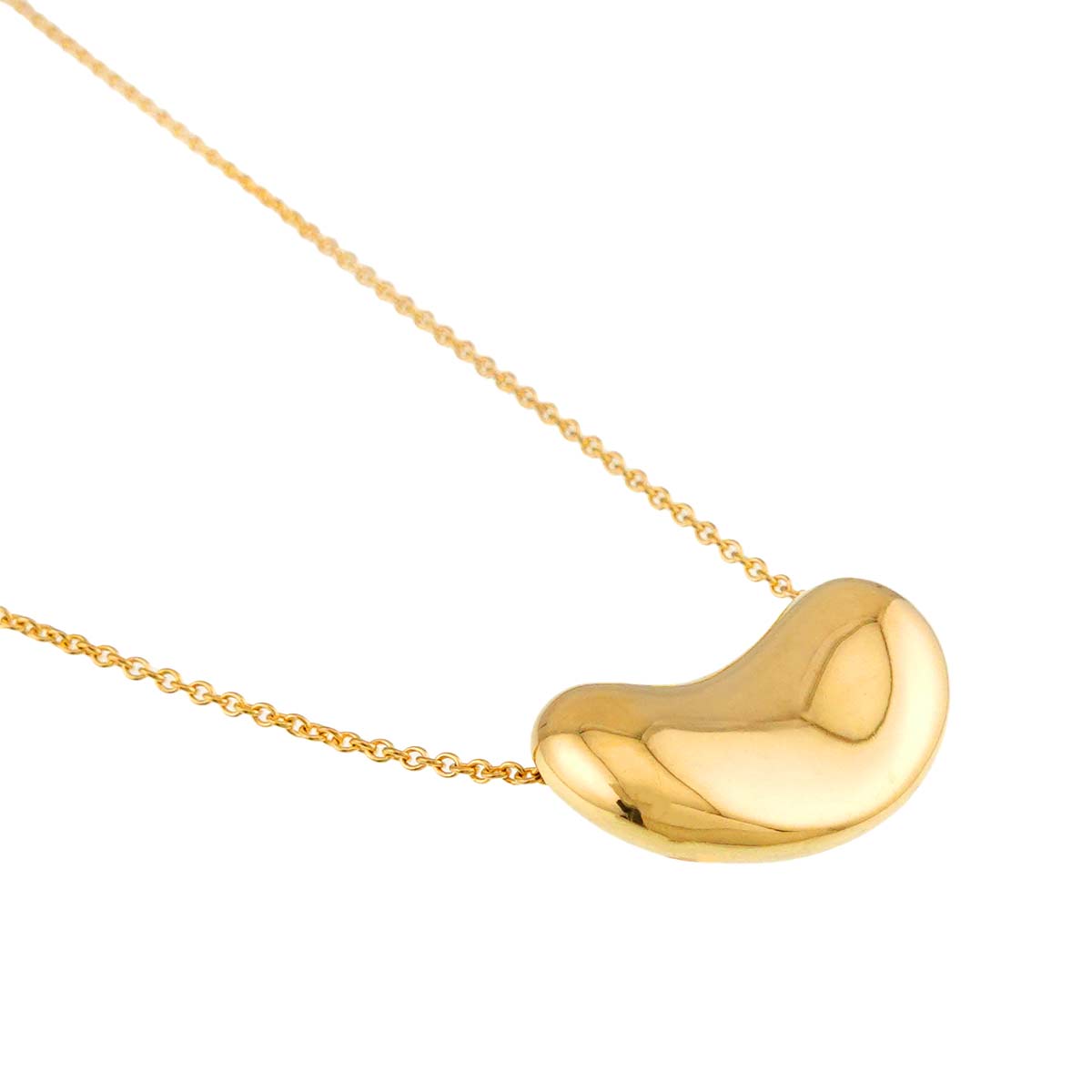 Bean Necklace 18K Yellow Gold 750