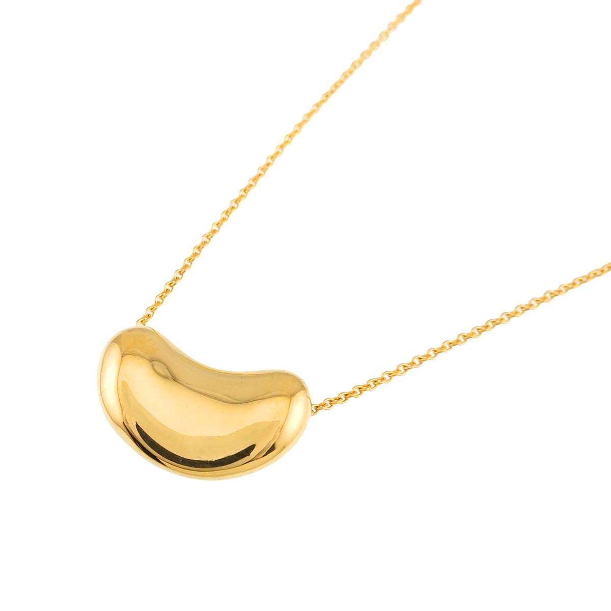 Bean Necklace 18K Yellow Gold 750