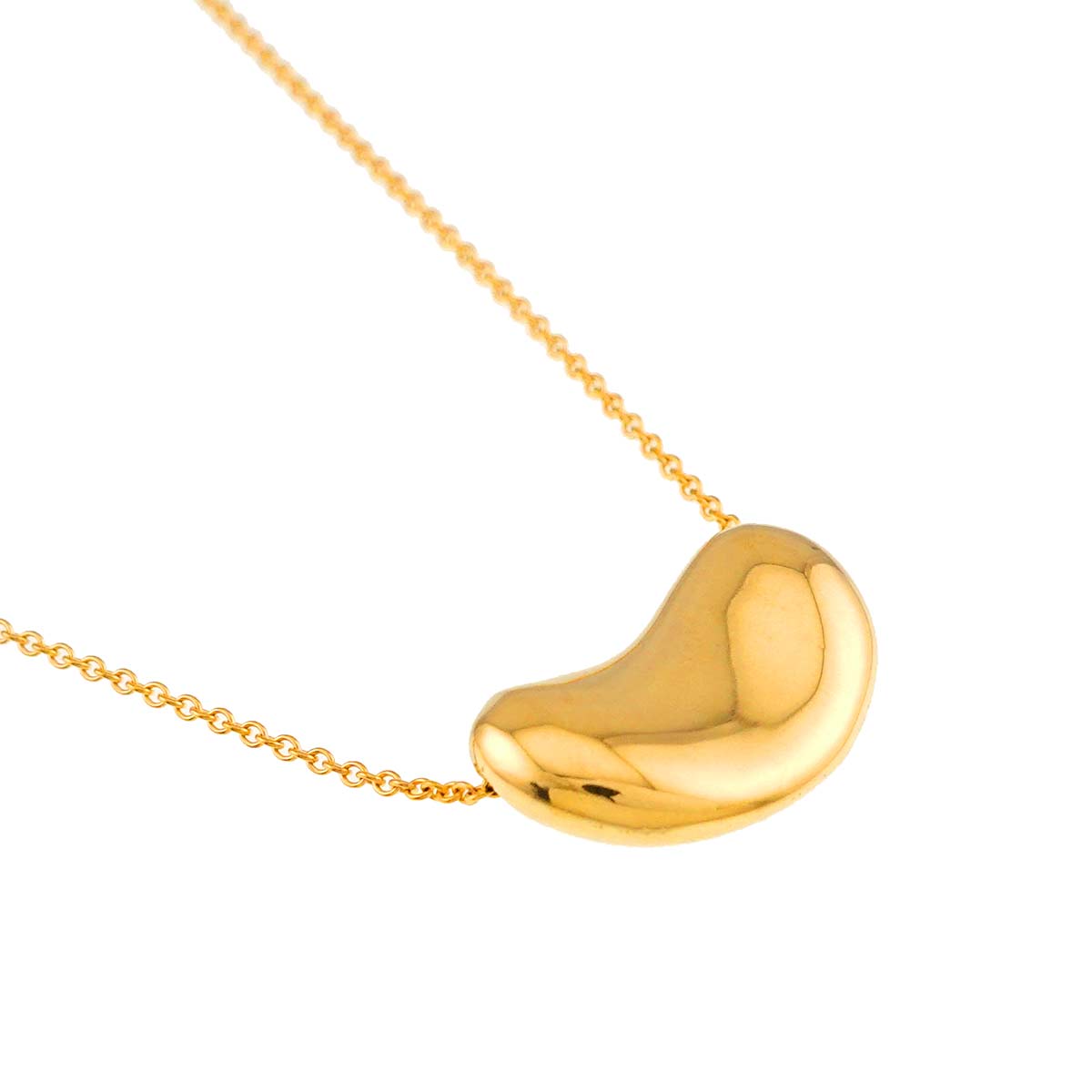 Bean Necklace 18K Yellow Gold 750