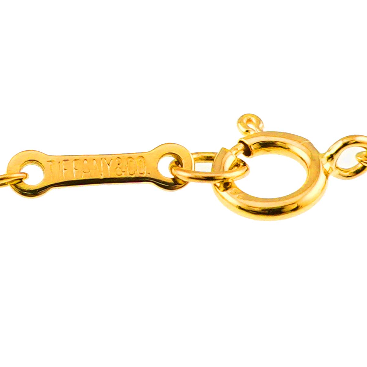 Bean Necklace 18K Yellow Gold 750