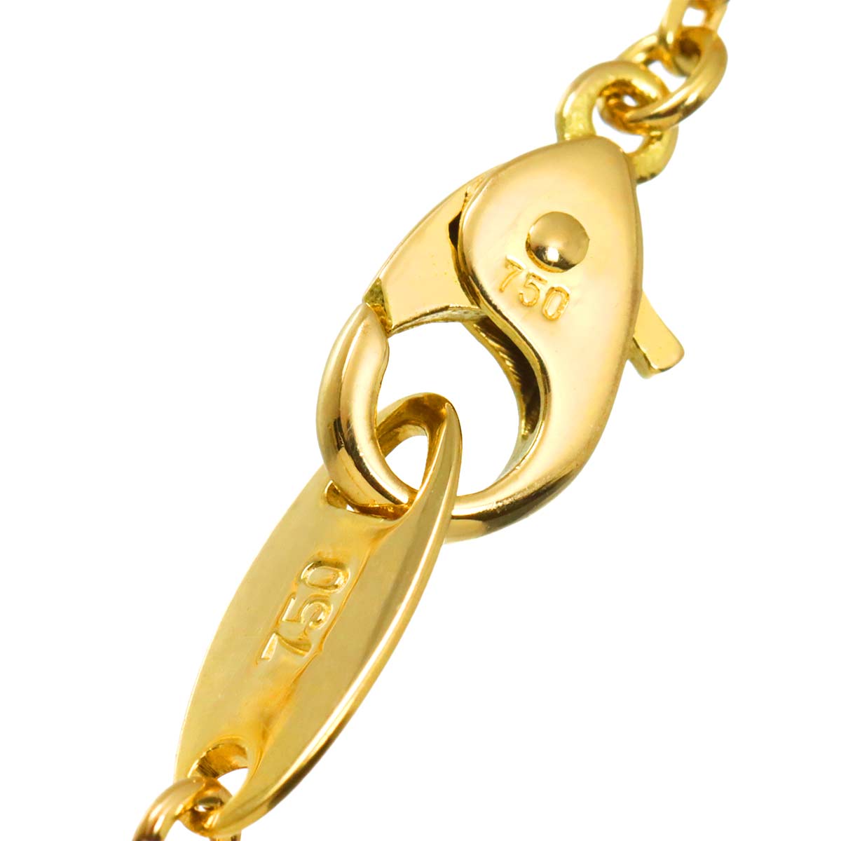 Diamond 0.41ct Heart Necklace 18K Yellow Gold 750