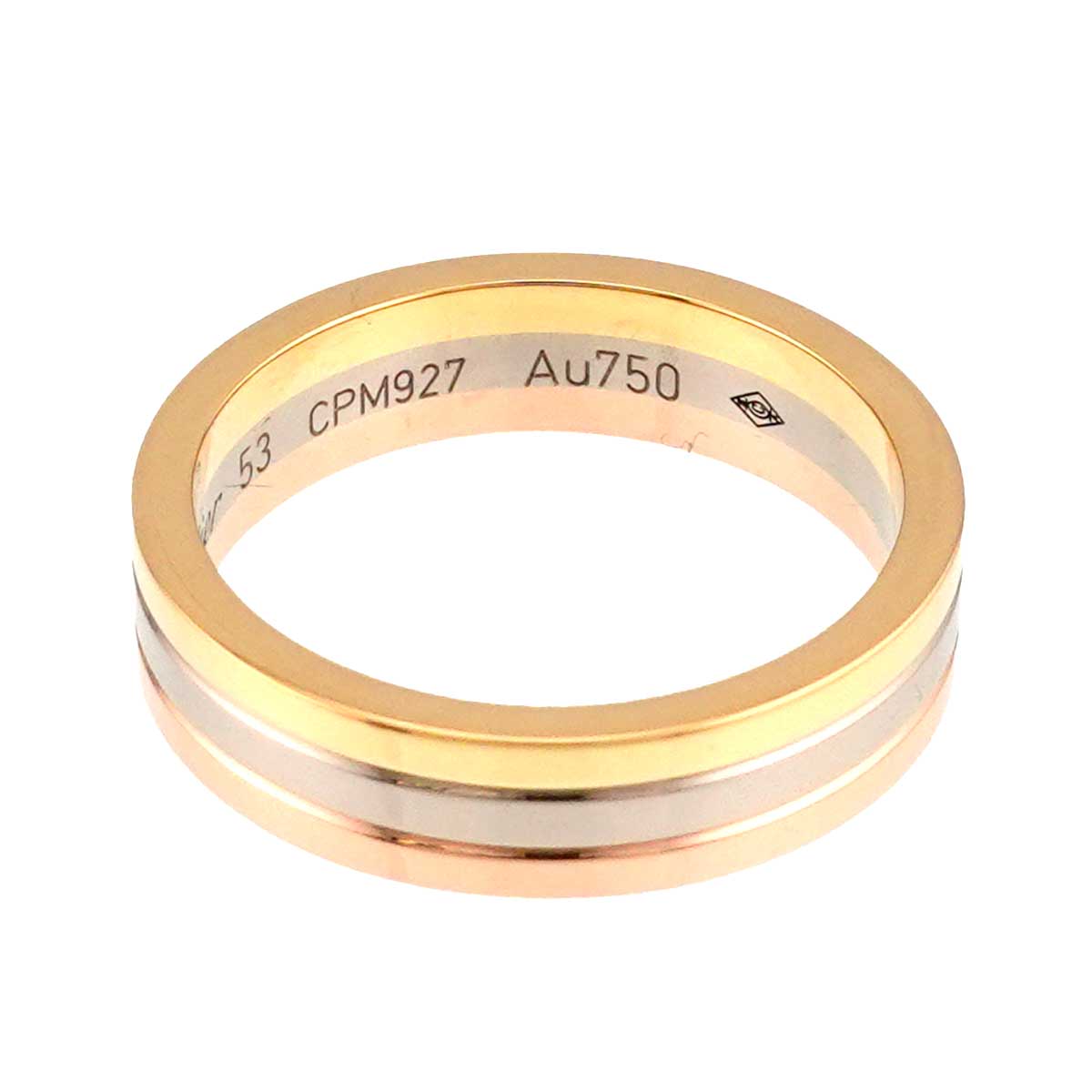 VENDOME Ring 18K YG WG PG 750 Size53 6-6.25(US)