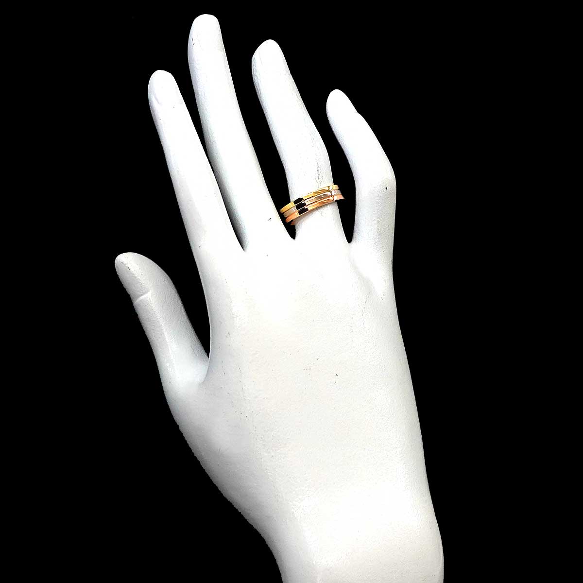 VENDOME Ring 18K YG WG PG 750 Size53 6-6.25(US)