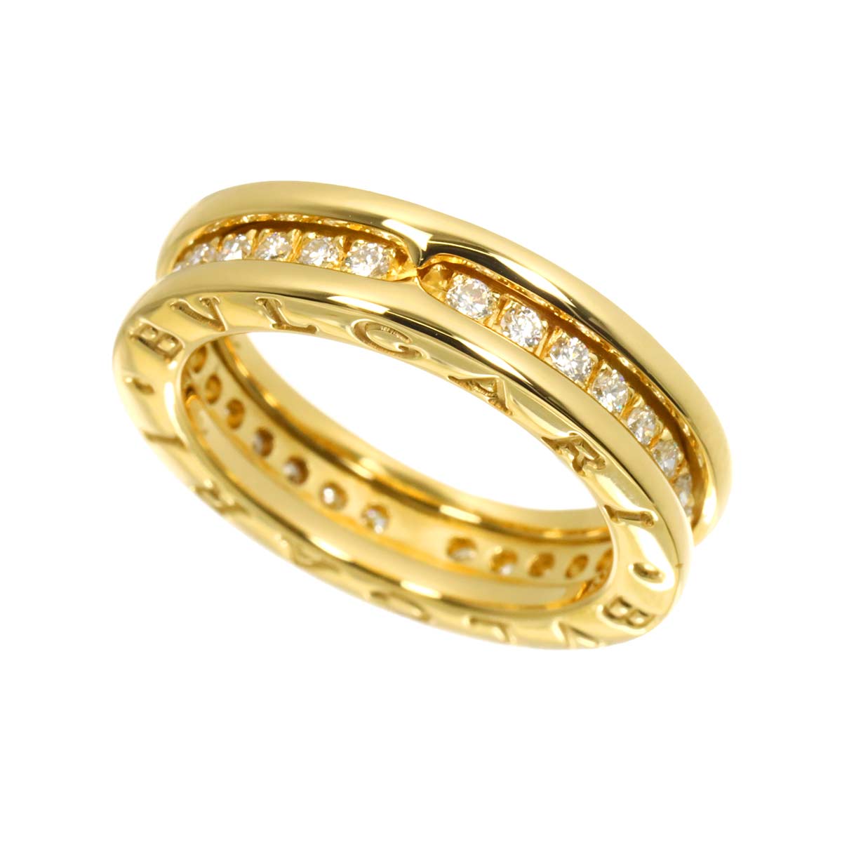 B-ZERO1 1band Diamond Ring 18K YG 750 Size48 4.5(US)