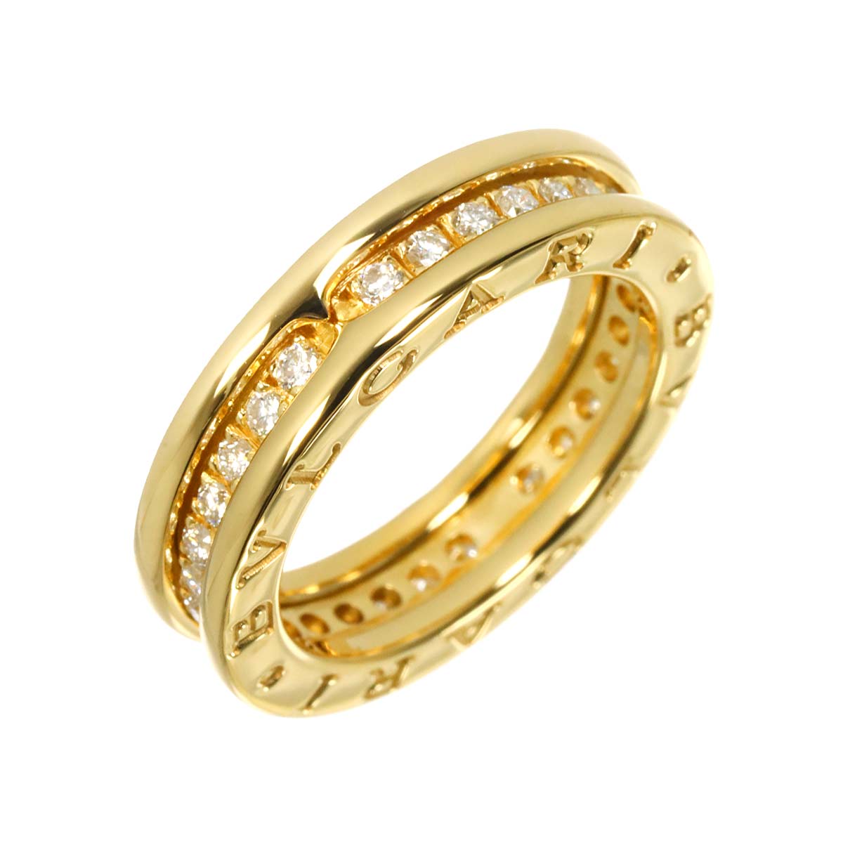 B-ZERO1 1band Diamond Ring 18K YG 750 Size48 4.5(US)