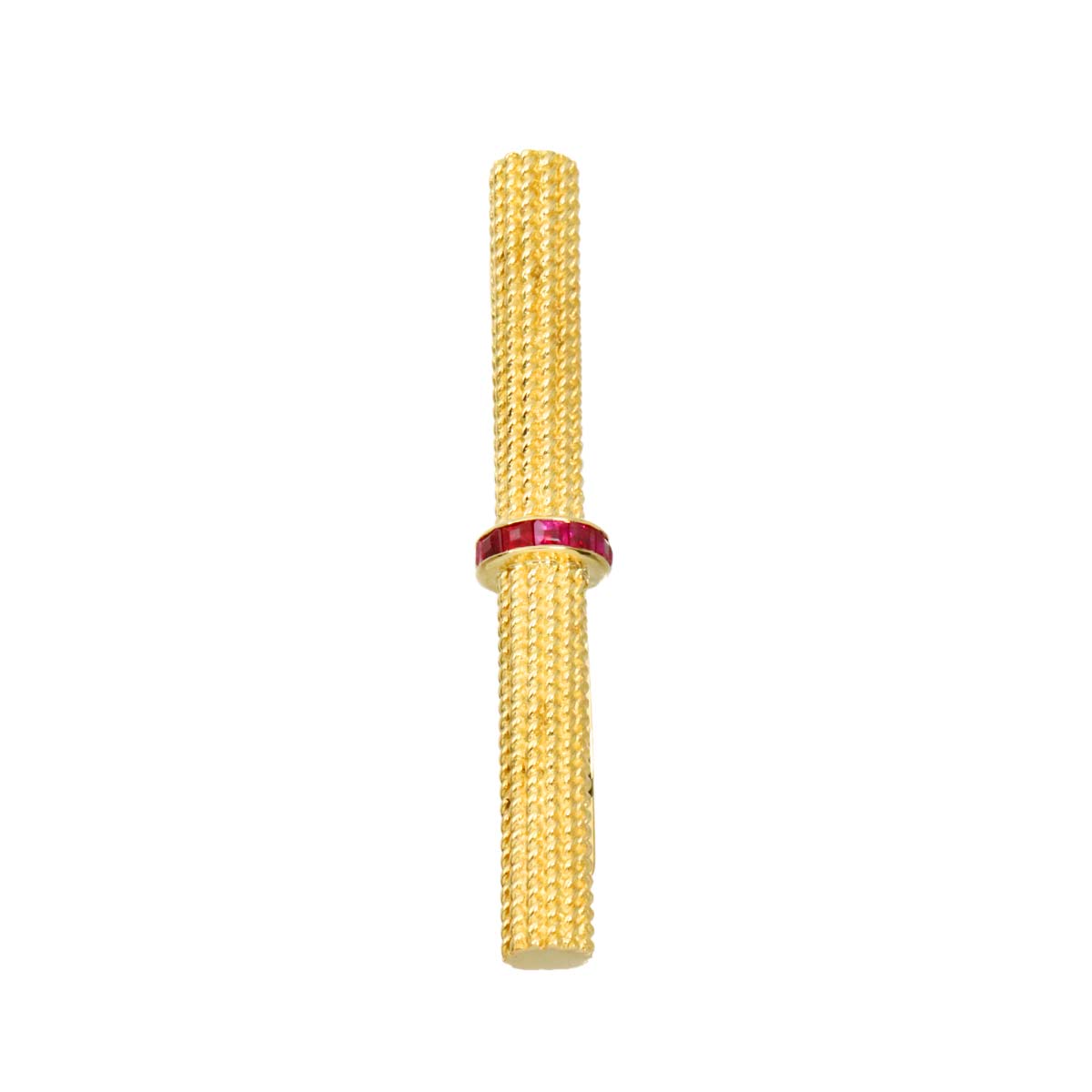 Tie Bar Ruby 18K Yellow Gold 750