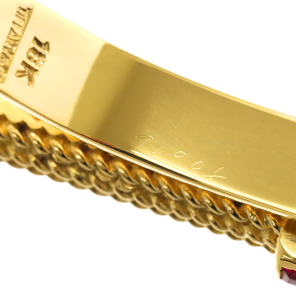 Tie Bar Ruby 18K Yellow Gold 750