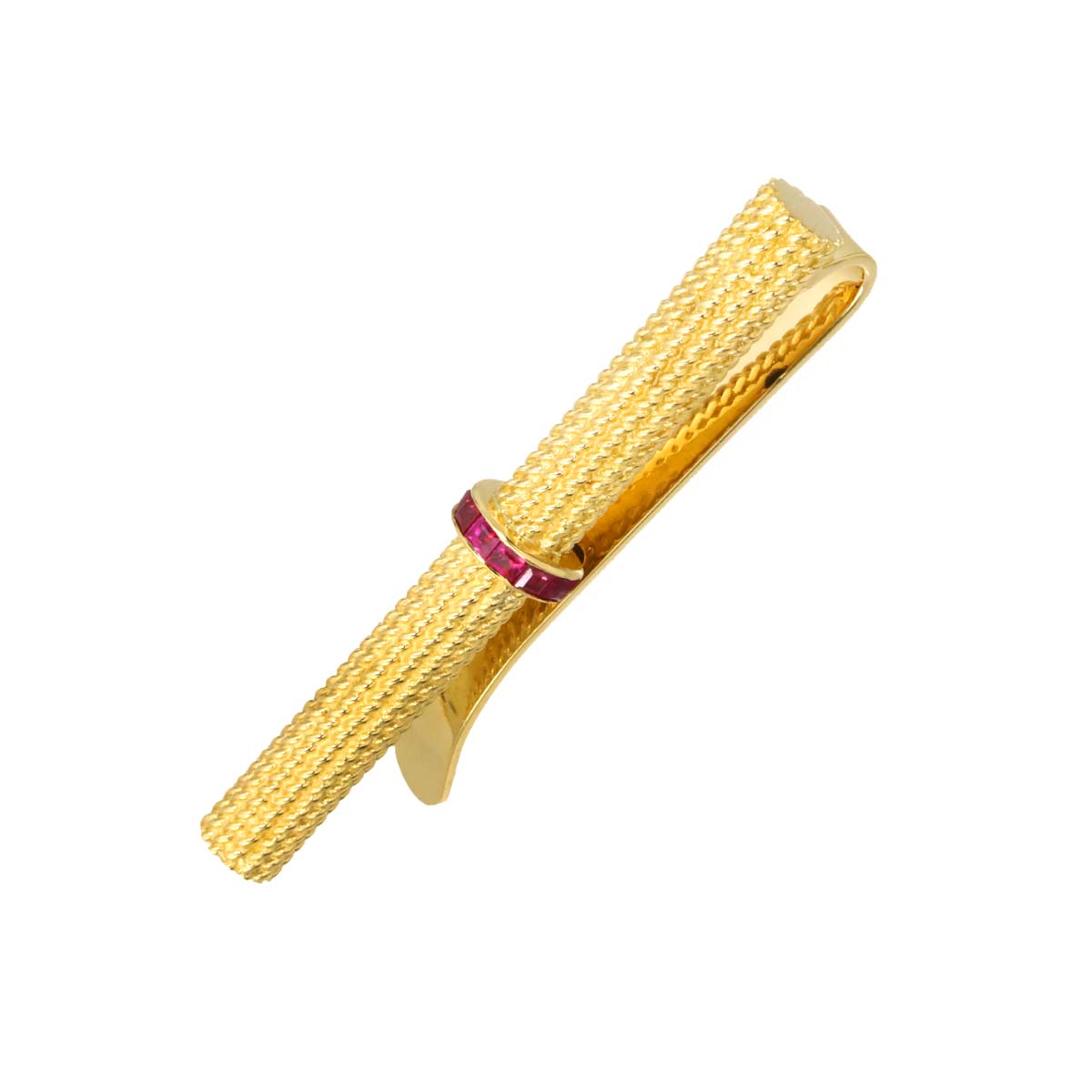 Tie Bar Ruby 18K Yellow Gold 750