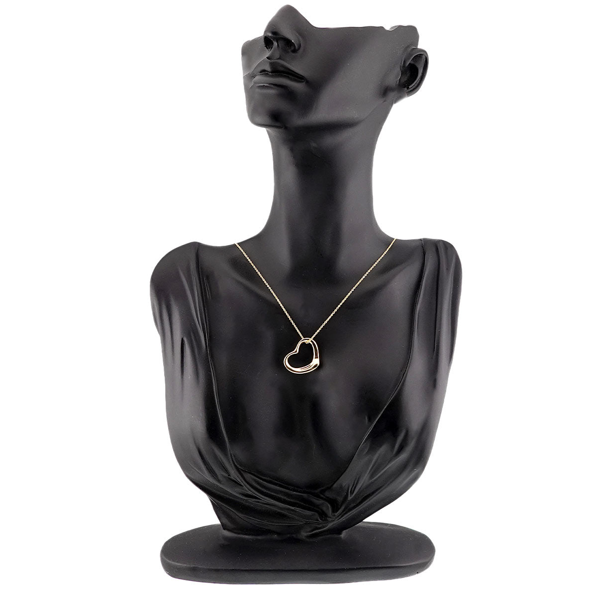 Open Heart Necklace 18K Yellow Gold 750