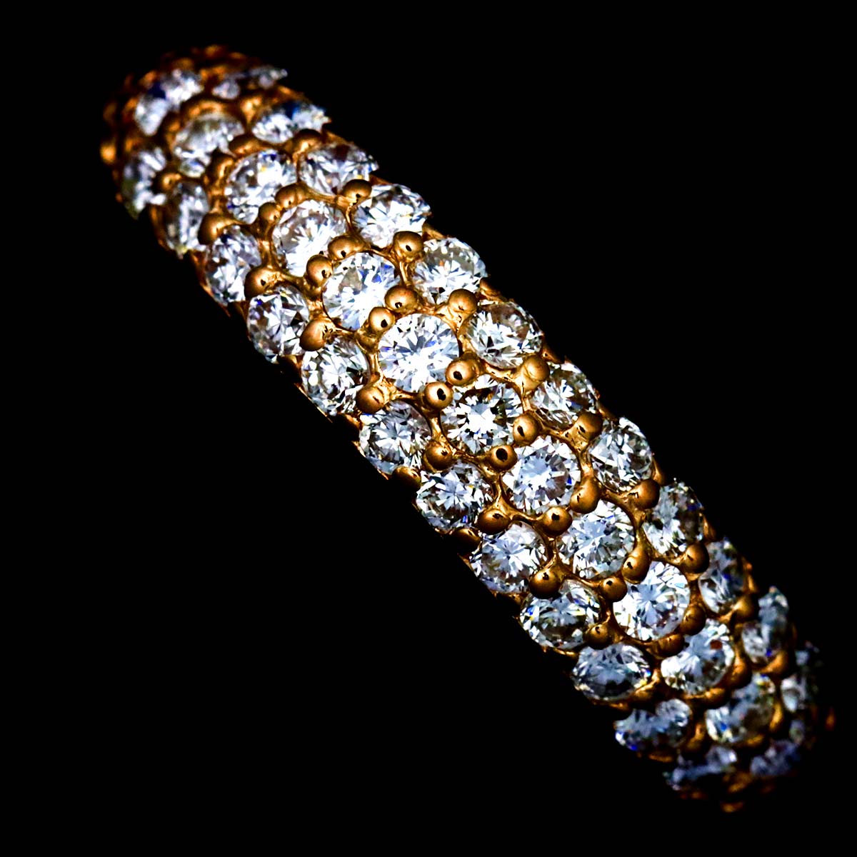 Diamond 0.40ct Ring 18K PG 750 Size3.75(US)
