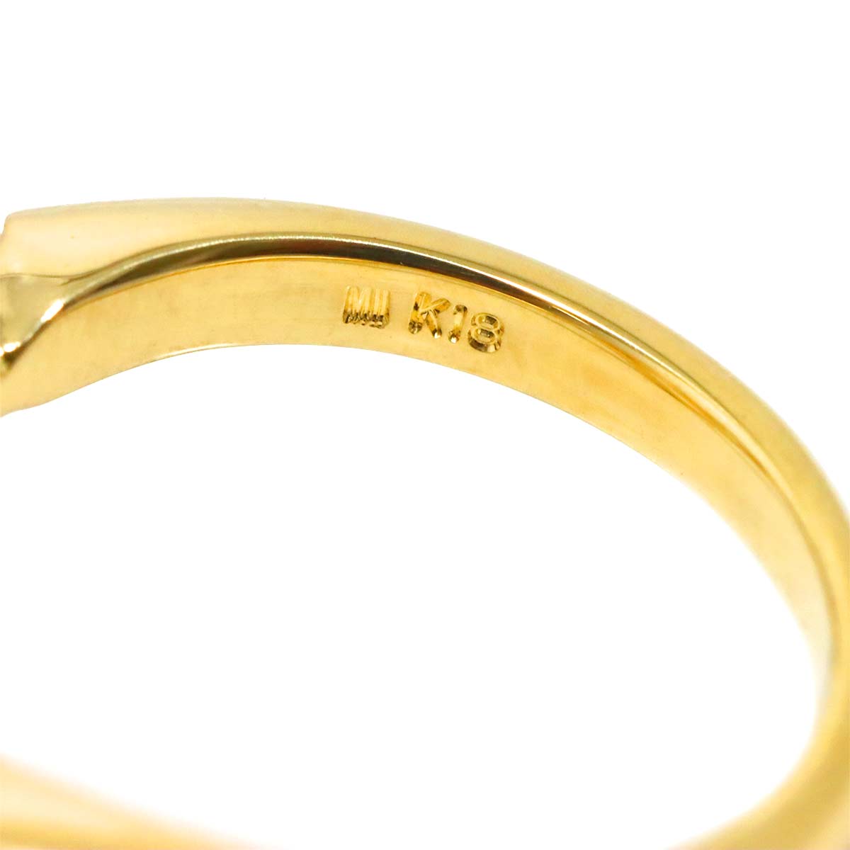 Akoya Pearl 4.4-3.0mm Ring 18K YG 750 Size4.75-5(US)