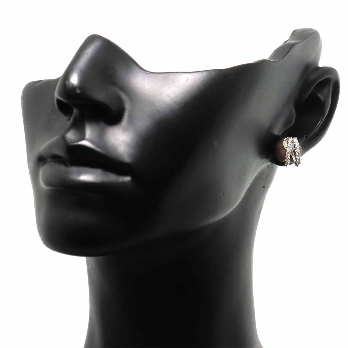 Diamond 0.10ct/0.10ct Earring 18K WG 750