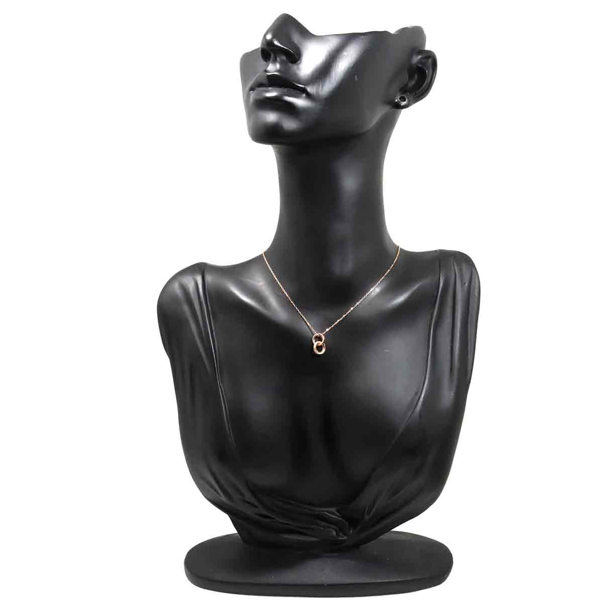 Diamond Necklace 18K Pink Gold 750