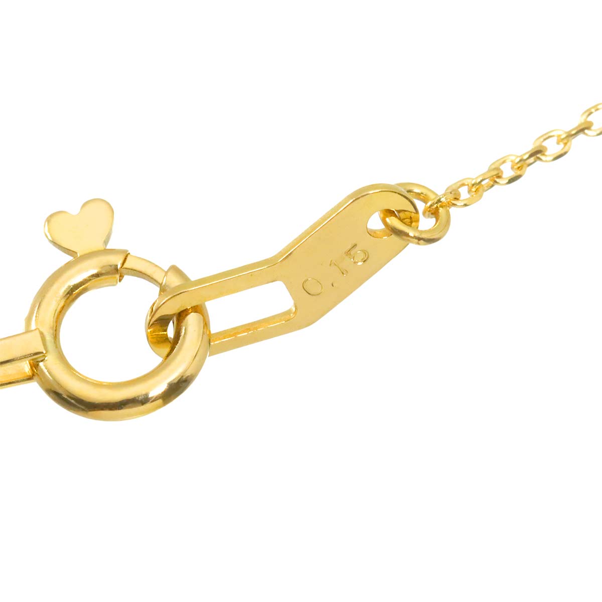 Diamond 0.15ct Necklace 18K YG 750