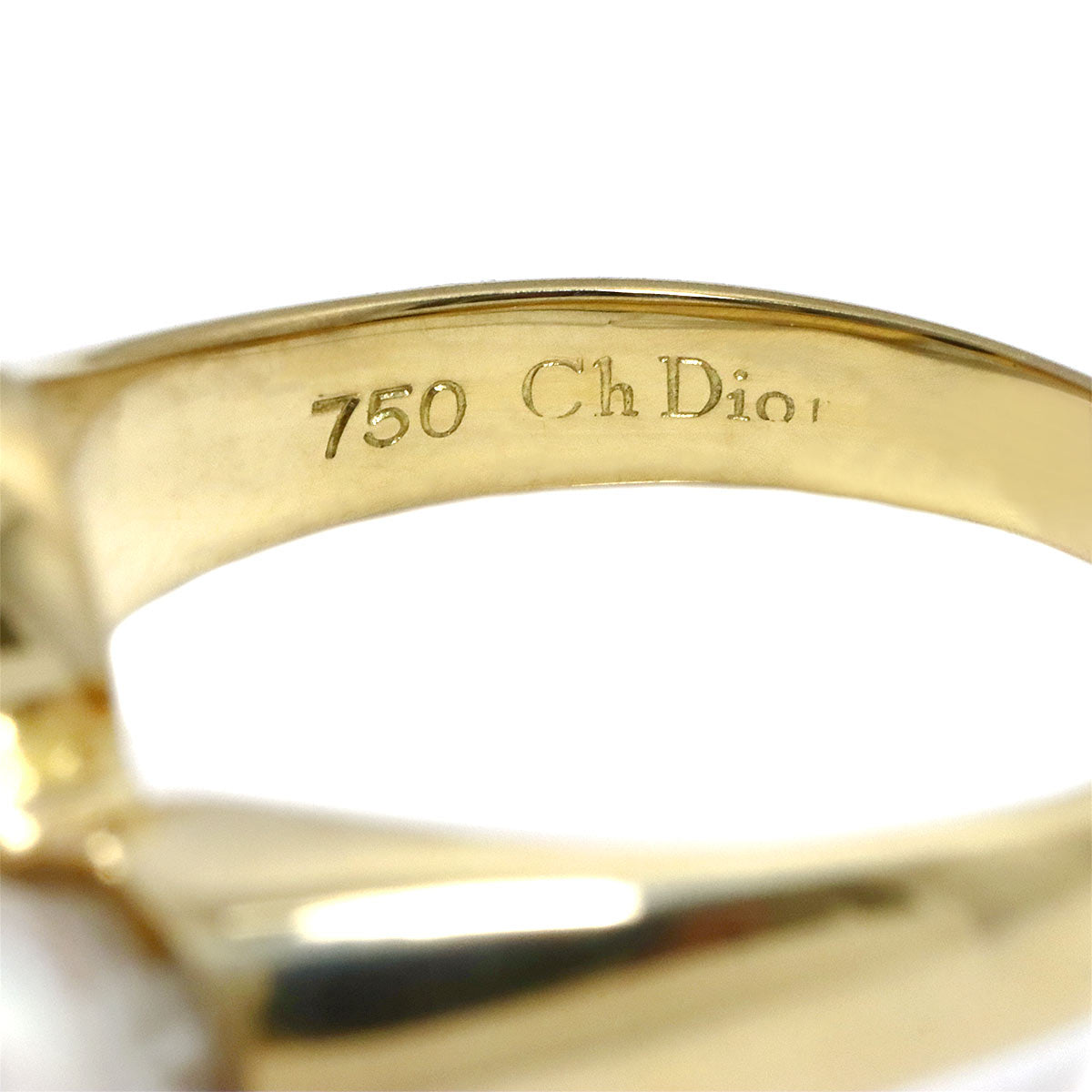 Akoya Pearl 7.0mm Ring 18K YG 750 5.25(US)