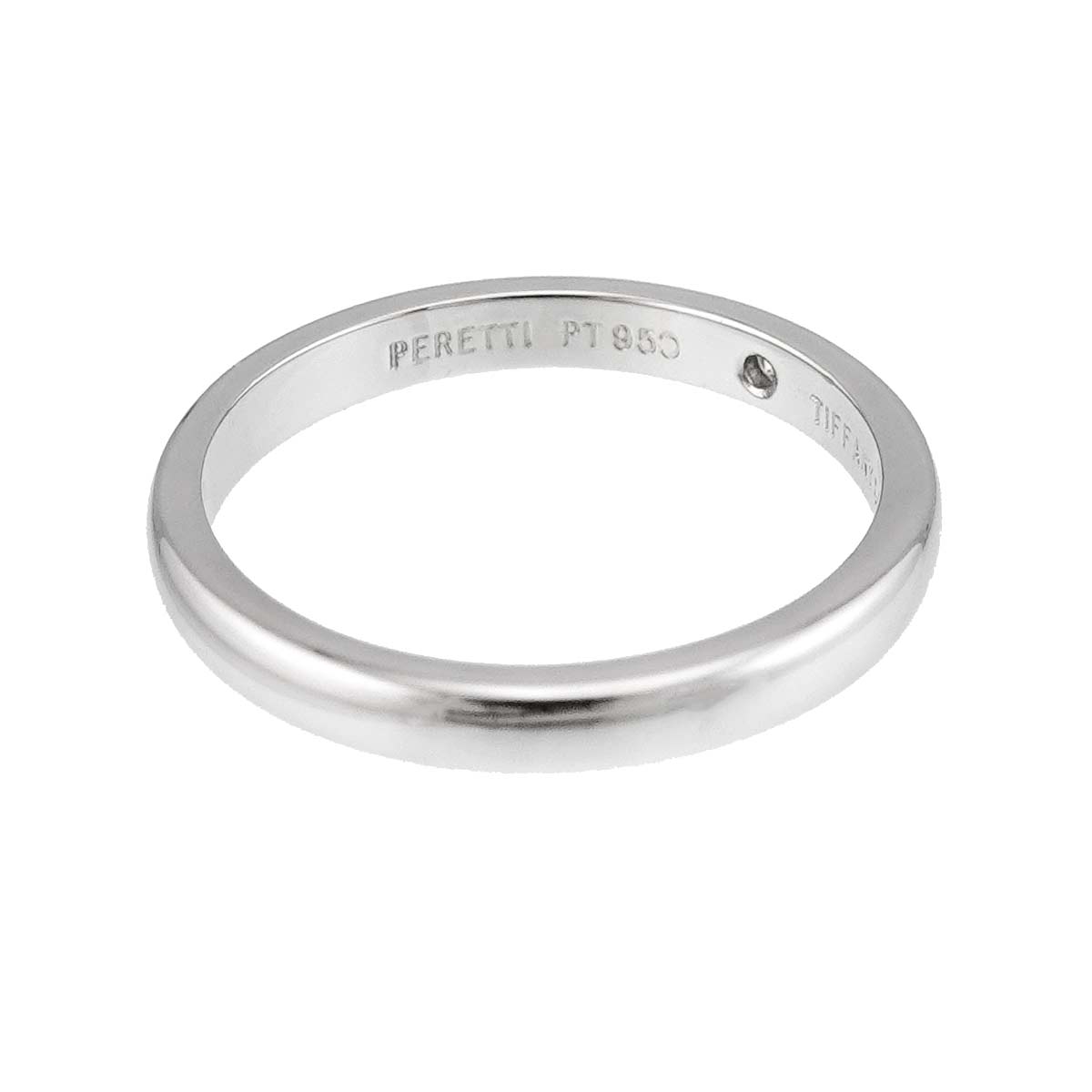 Stacking Band Ring Diamond 1P Platinum Size6(US)