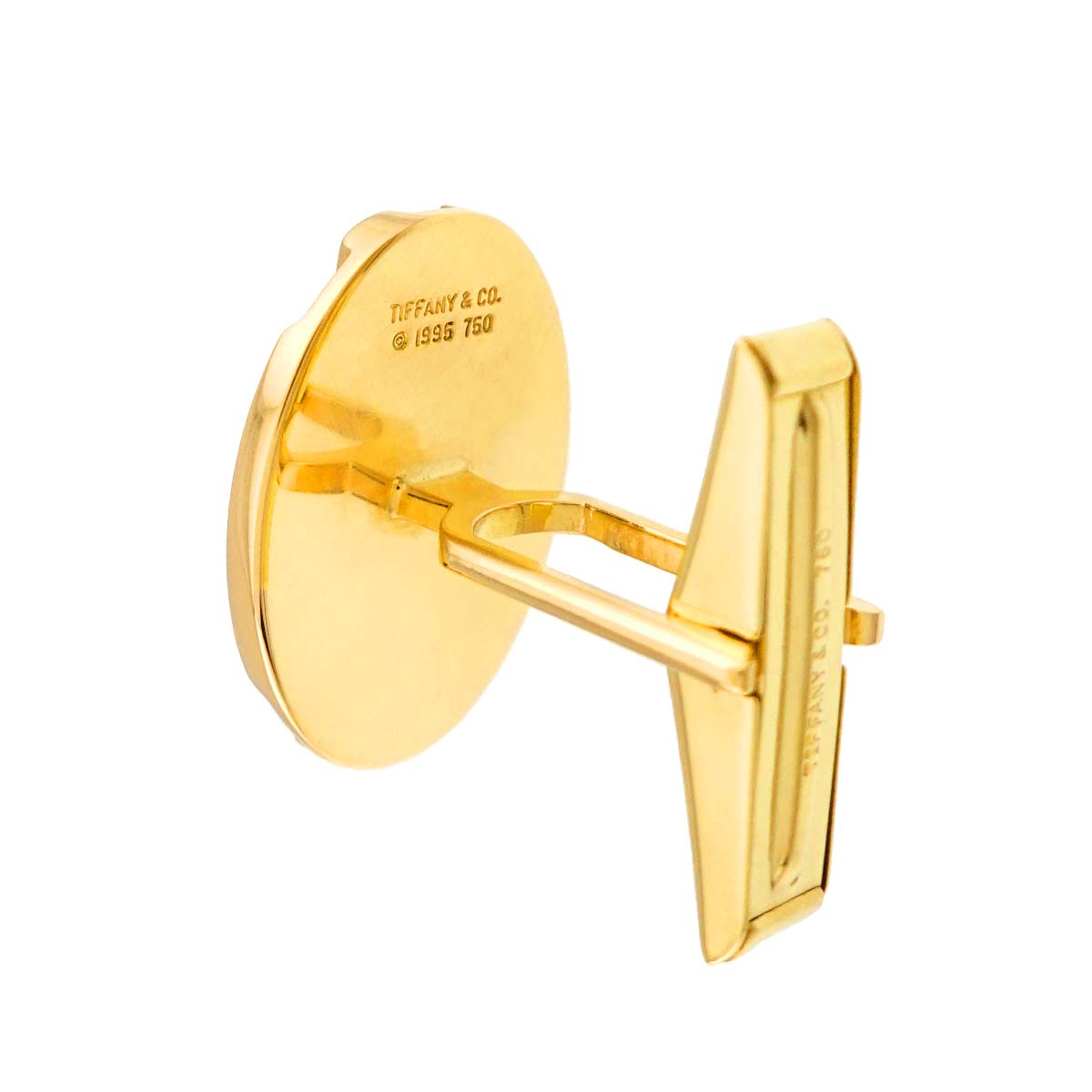 Cuff links 18K Yellow Gold 750