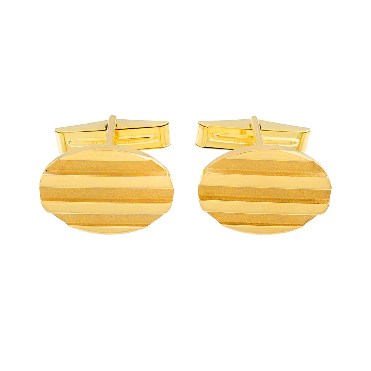 Cuff links 18K Yellow Gold 750