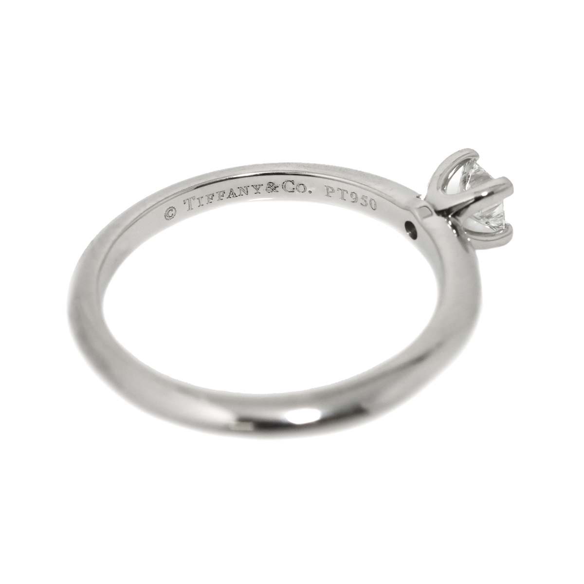 Diamond 0.18ct G/VVS1 Ring Pt Size5.75-6(US)