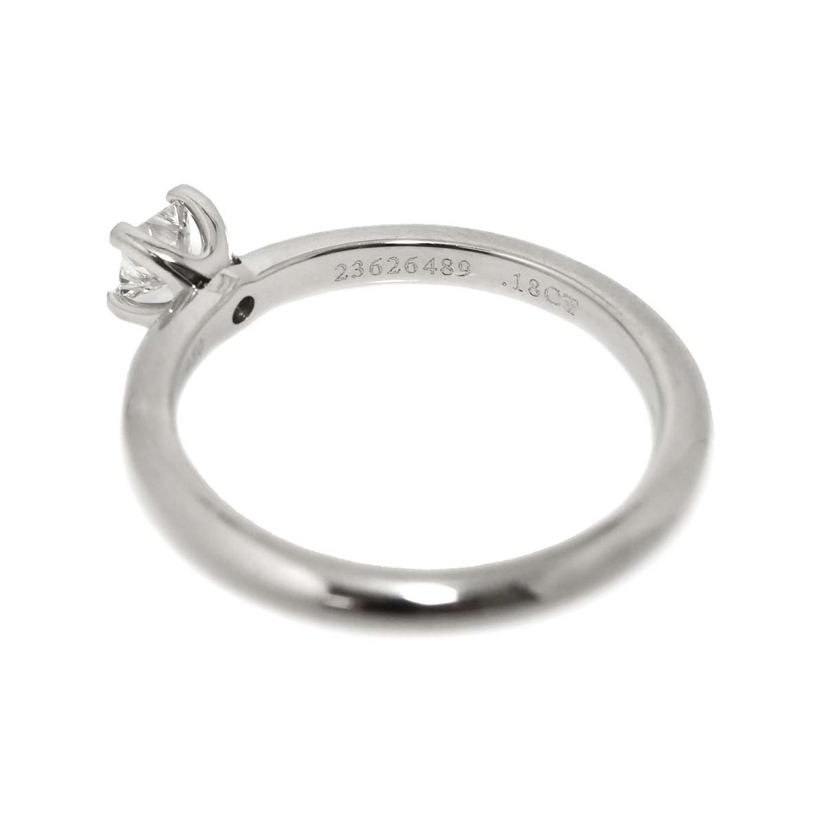 Diamond 0.18ct G/VVS1 Ring Pt Size5.75-6(US)