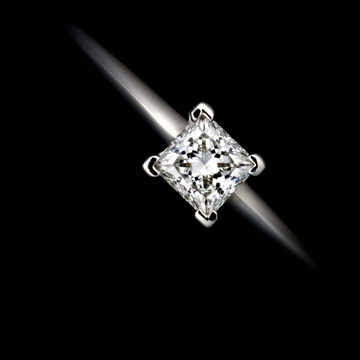 Diamond 0.18ct G/VVS1 Ring Pt Size5.75-6(US)