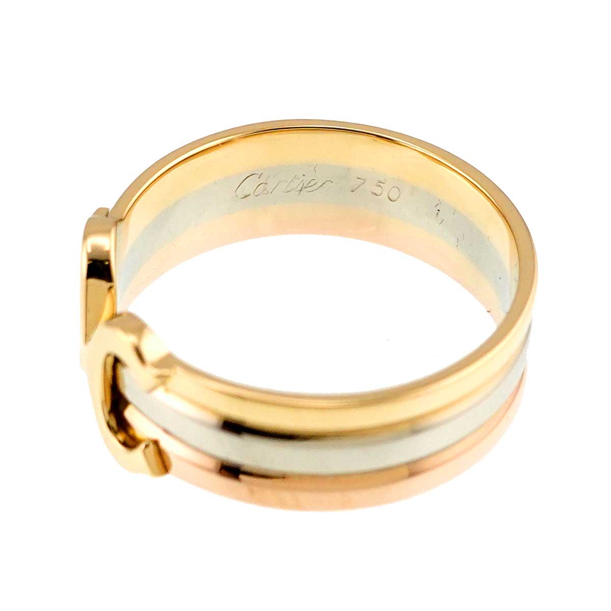 2C C2 Ring 18K YG WG PG 750 Size49 4.5-4.75(US)