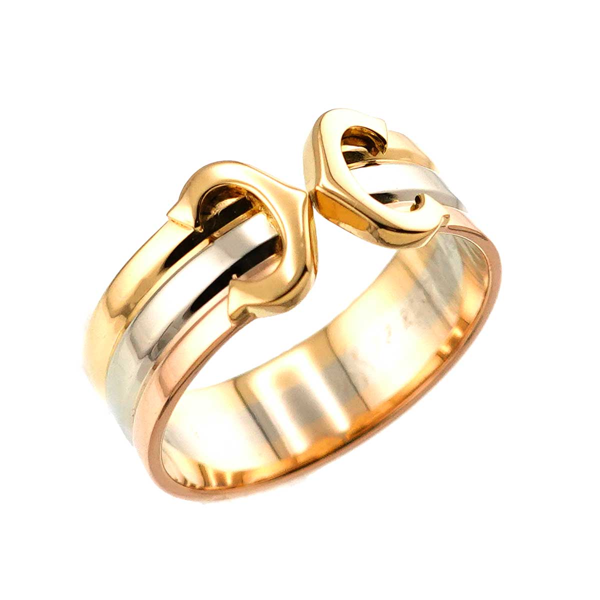 2C C2 Ring 18K YG WG PG 750 Size49 4.5-4.75(US)