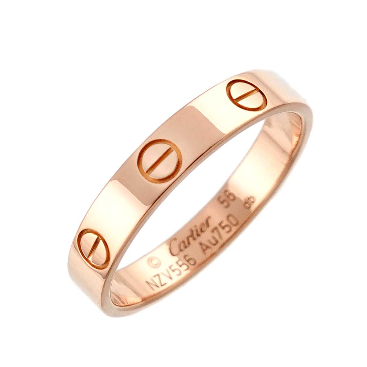 Mini Love Ring 18K Pink Gold 750 size56 7.25-7.5(US)