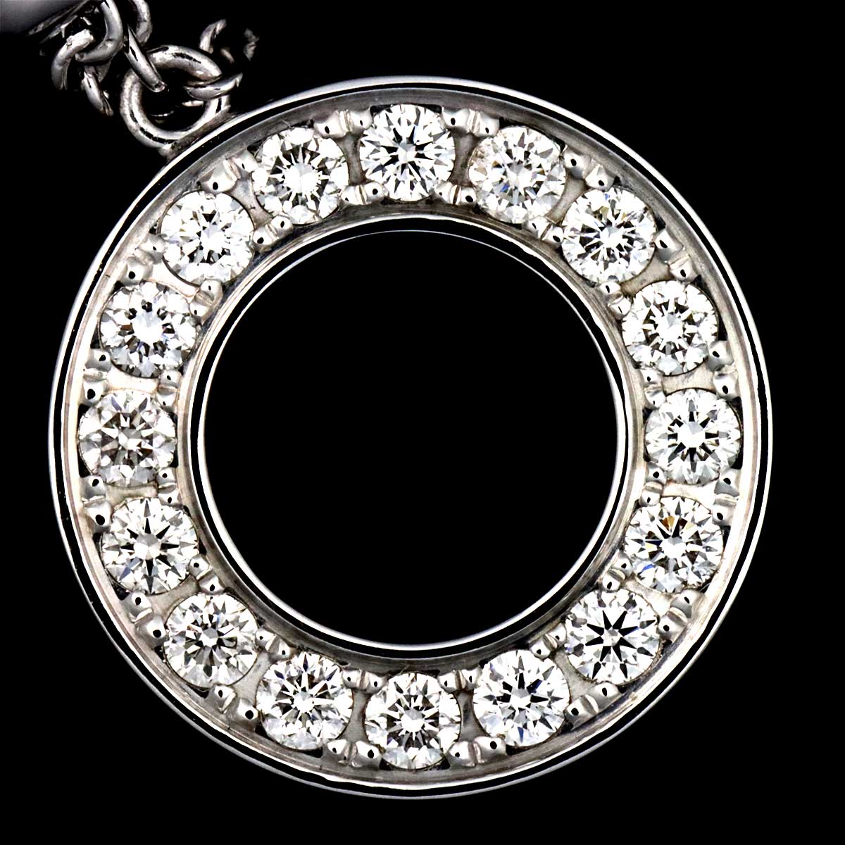 Possession Diamond Necklace 18K White Gold 750