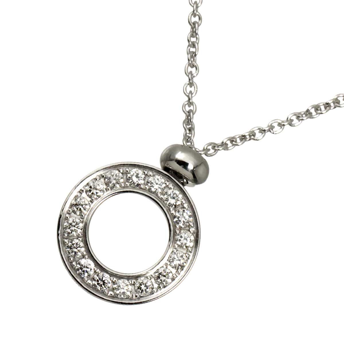 Possession Diamond Necklace 18K White Gold 750