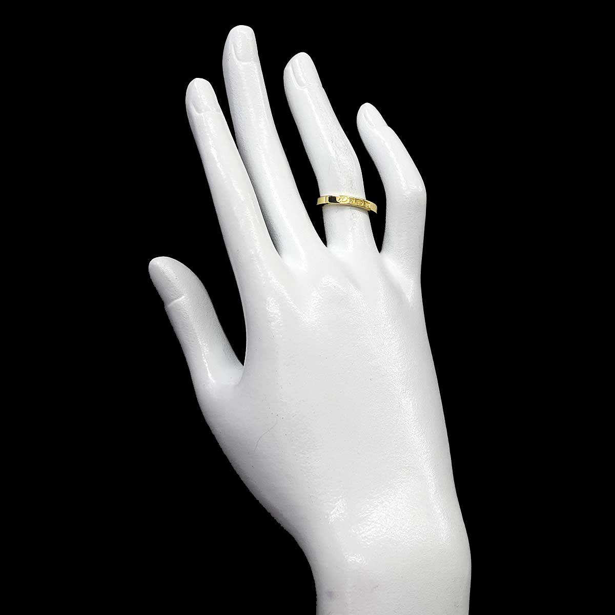 Ring 18K Yellow Gold 750 size51 5.5-5.75(US)