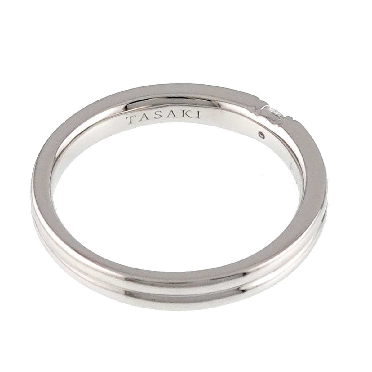 CHIARO Diamond 0.07ct Ring Pt size5.5-5.75(US)