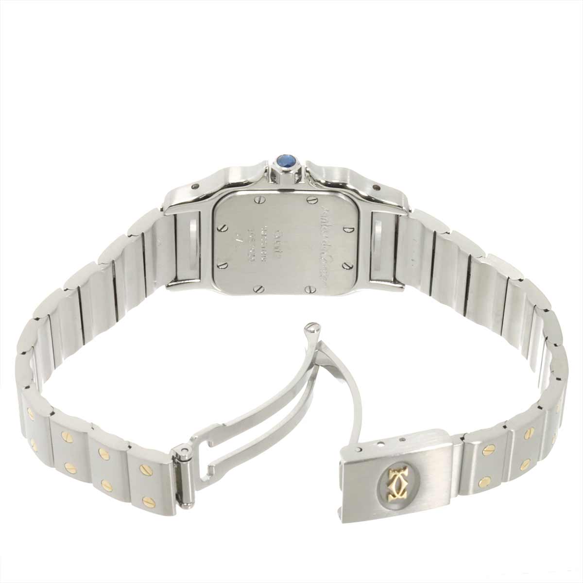 Santos Galbee W20012C4 750 YG Cream Dial Ladies Watch