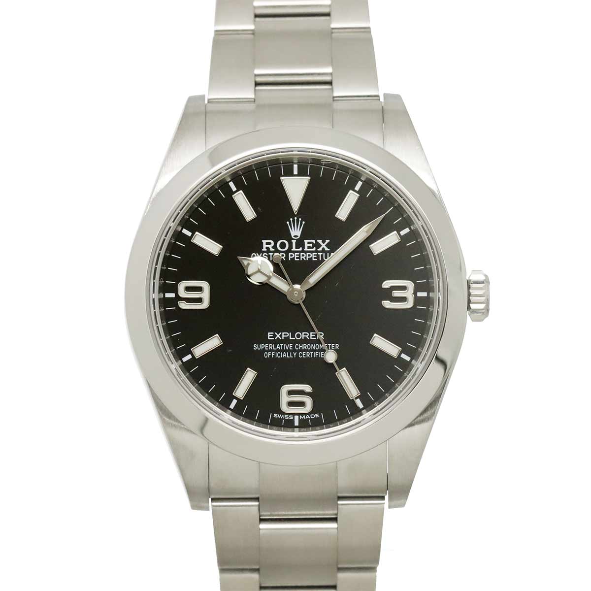 Explorer I 214270 Serial Random Automatic Black Dial Mens