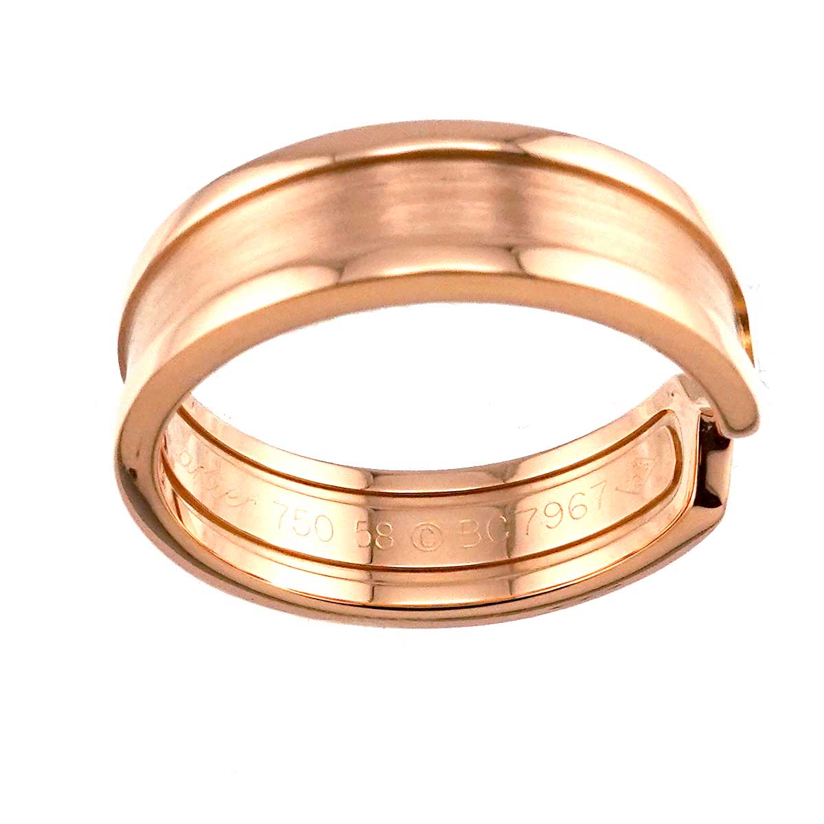 C2 SM Ring 18K PG 750 size58 7.75-8(US)
