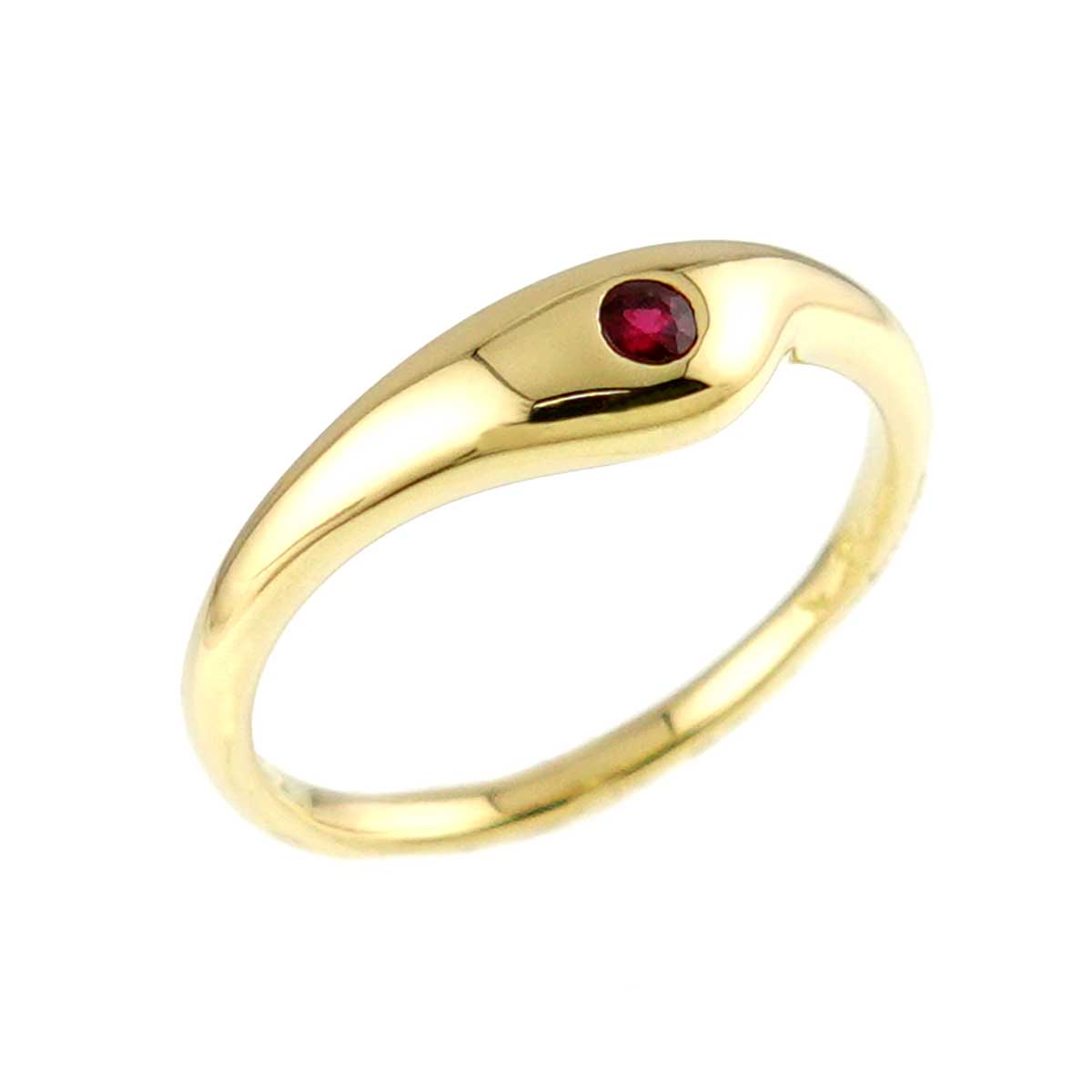 Ruby Ring 18K YG 750 size6-6.25(US)